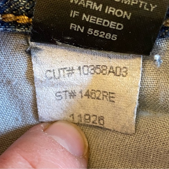 Vintage Y2K Express Precision Fit Low Rise Flare Jeans Size 9/10 Regular - Picture 10 of 13